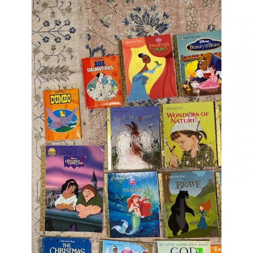 Lot of 19 Childrens Books Disney Little Golden Books Tales of Virtue Classics - Picture 5 of 7